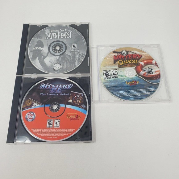 PC CD-Rom Games Bulk Lot Of 6 Ravenhearst Haunted Hotel Mystery P.I. Cases - Picture 2 of 5
